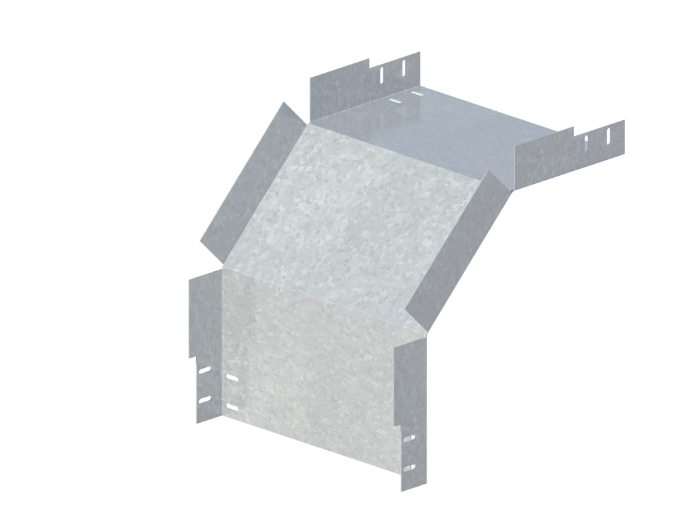 Лоток монтажный угловой 90 вниз ЛУ90Н.400.80.454.1,5.6