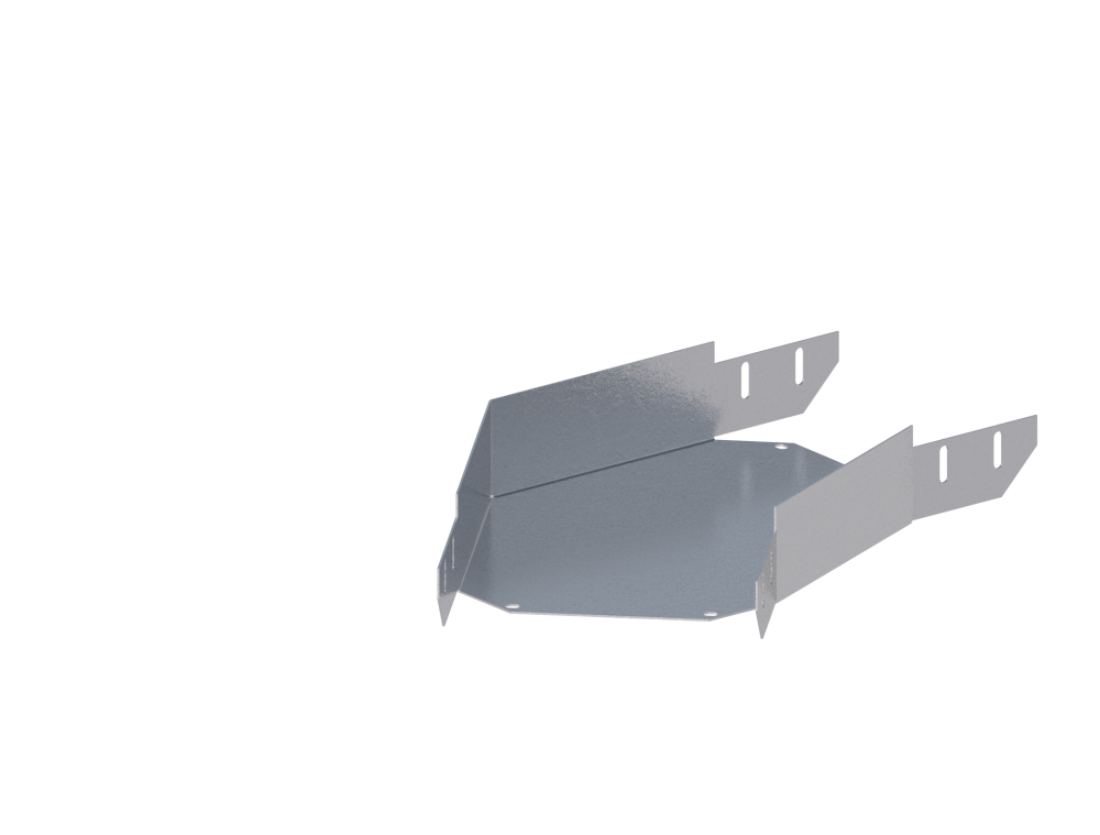 Лоток монтажный угловой 45 горизонтальный ЛУ45Г.200.150.478.1.1