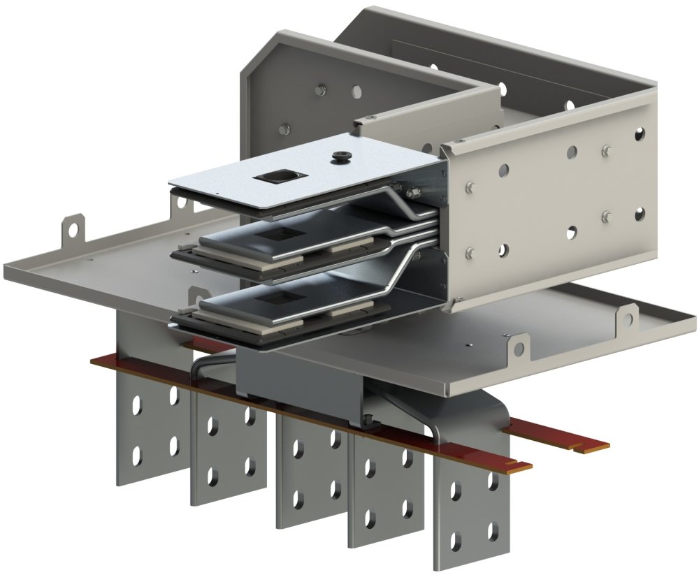 Секция присоединительная к шкафу угловая горизонтальная в пространстве правая ШМА 5.10.2500.59