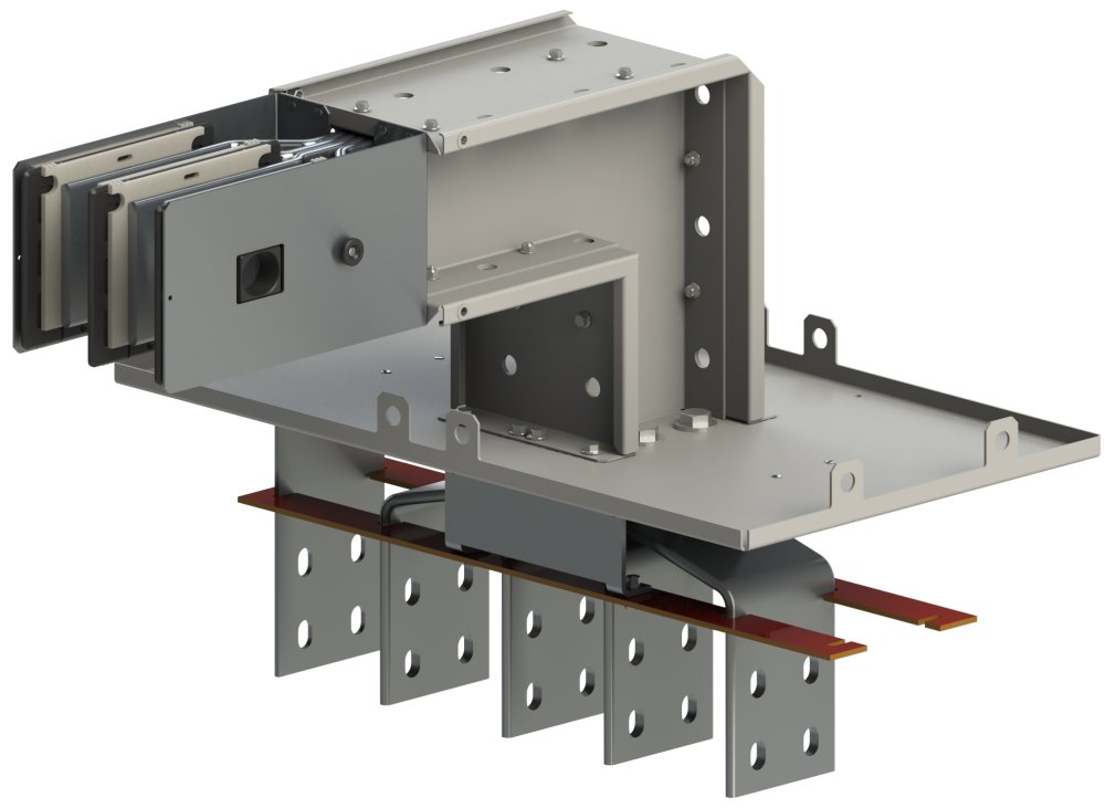 Секция присоединительная к шкафу угловая вертикальная ШМА 5.10.2000.51