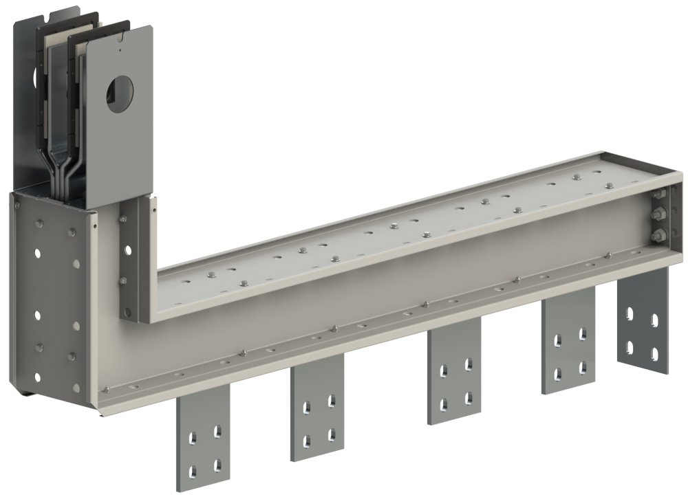 Секция присоединительная к трансформатору (подключение вертикально в сторону) ШМА 5.10.4000.551