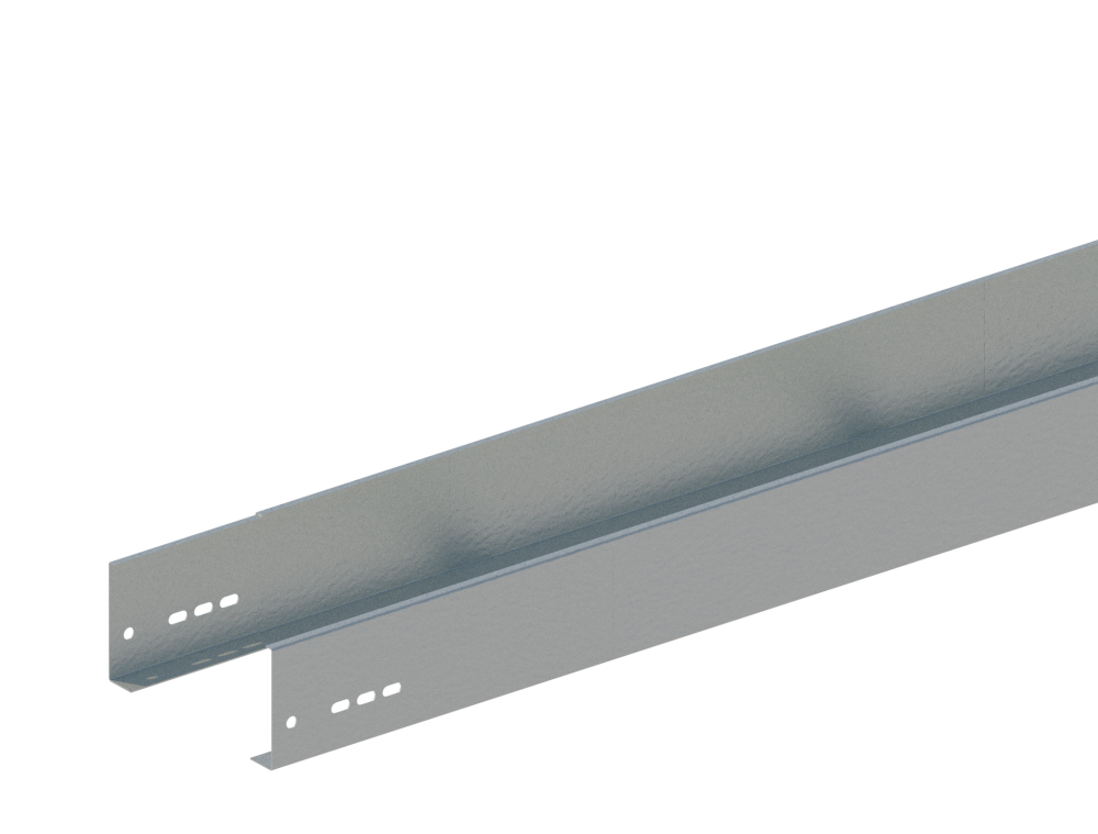 Лоток прямой НЛ20-П1,87 У3 (h=100 мм, s=1,2 мм)
