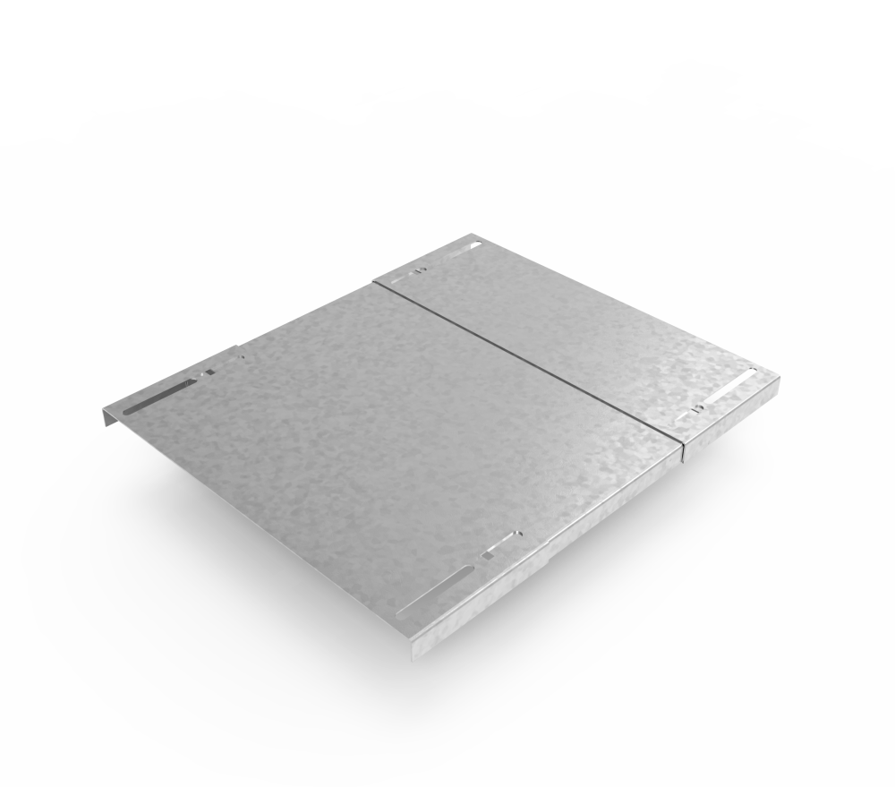 Крышка кабельроста углового с R=100 мм шарнирный  РК1Ш.500.20.100.2.1