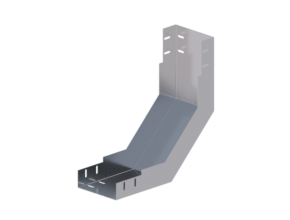 Лоток монтажный угловой 90 вверх ЛУ90В.150.150.474.1,5.1