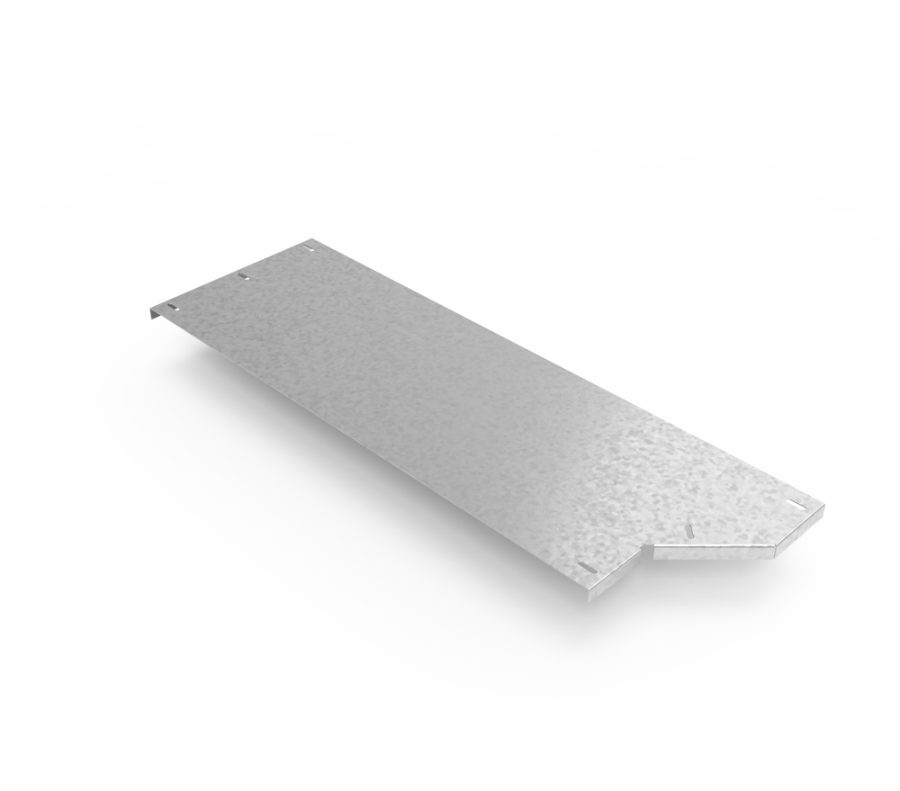 Крышка кабельроста углового с R=100 мм редукторный левый  РК1РЛ.800.20.100.2.1