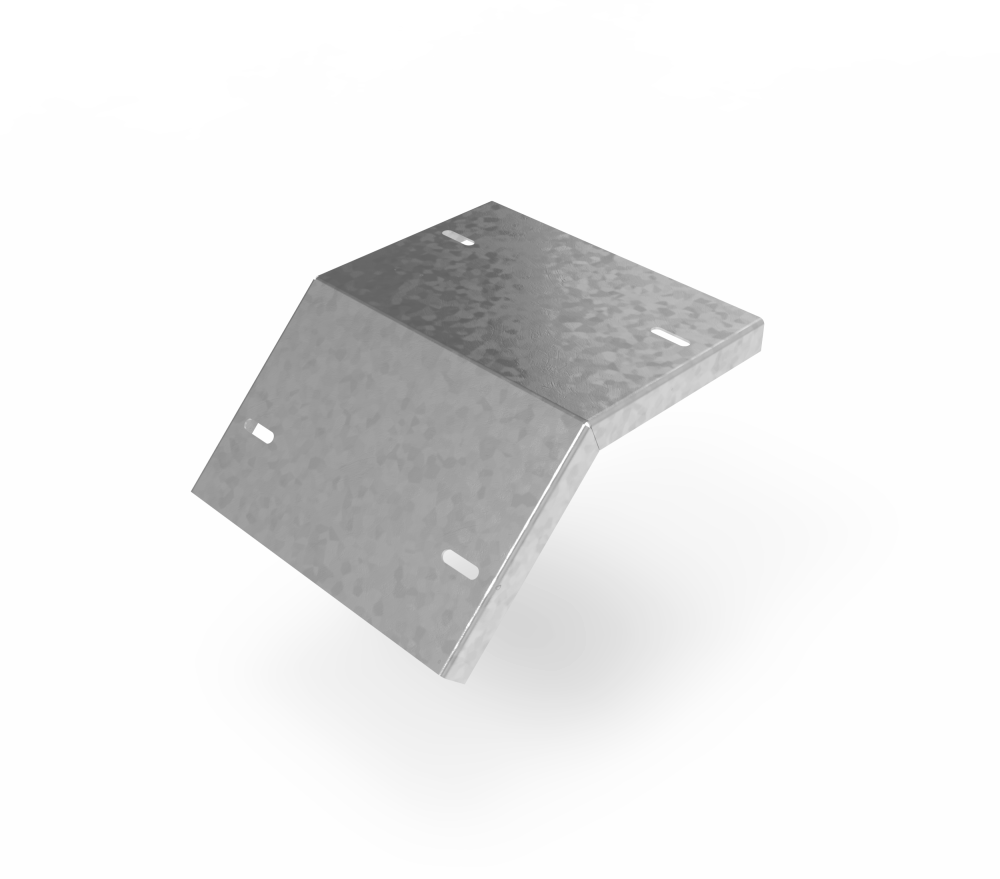 Крышка кабельроста углового с R=100 мм 45 вниз РК145Н.300.20.100.2,5.1