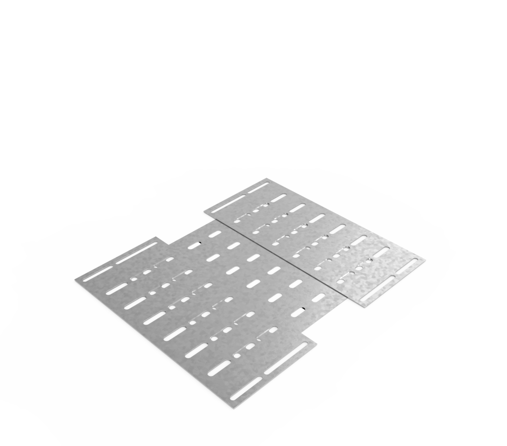 Дно кабельроста углового с R=100 мм шарнирный  РД1Ш.400.0.100.1,5.1