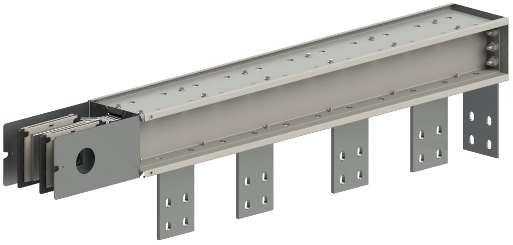 Секция присоединительная к трансформатору (подключение горизонтально в сторону) ШМА 5.10.4000.550