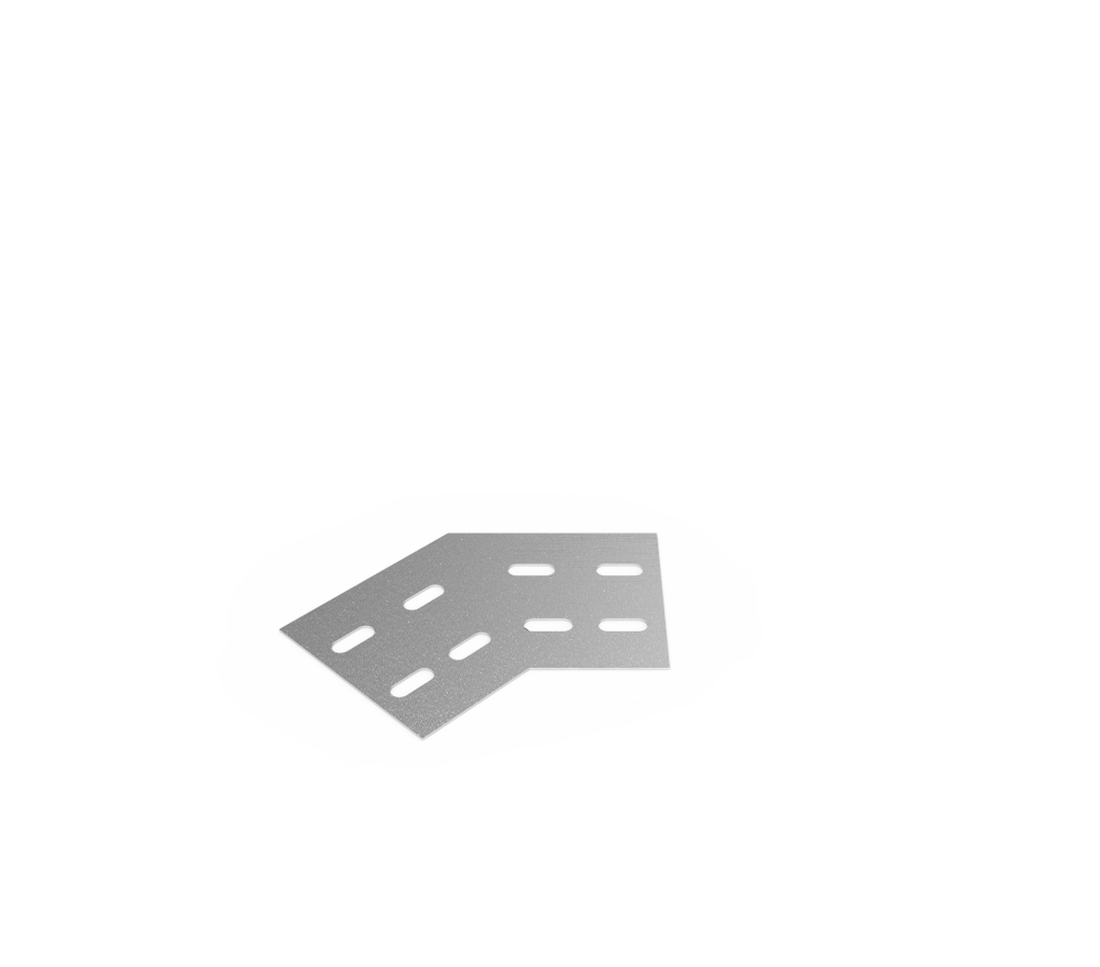 Дно кабельроста углового с R=100 мм 45 горизонтальный РД145Г.300.0.100.2.2