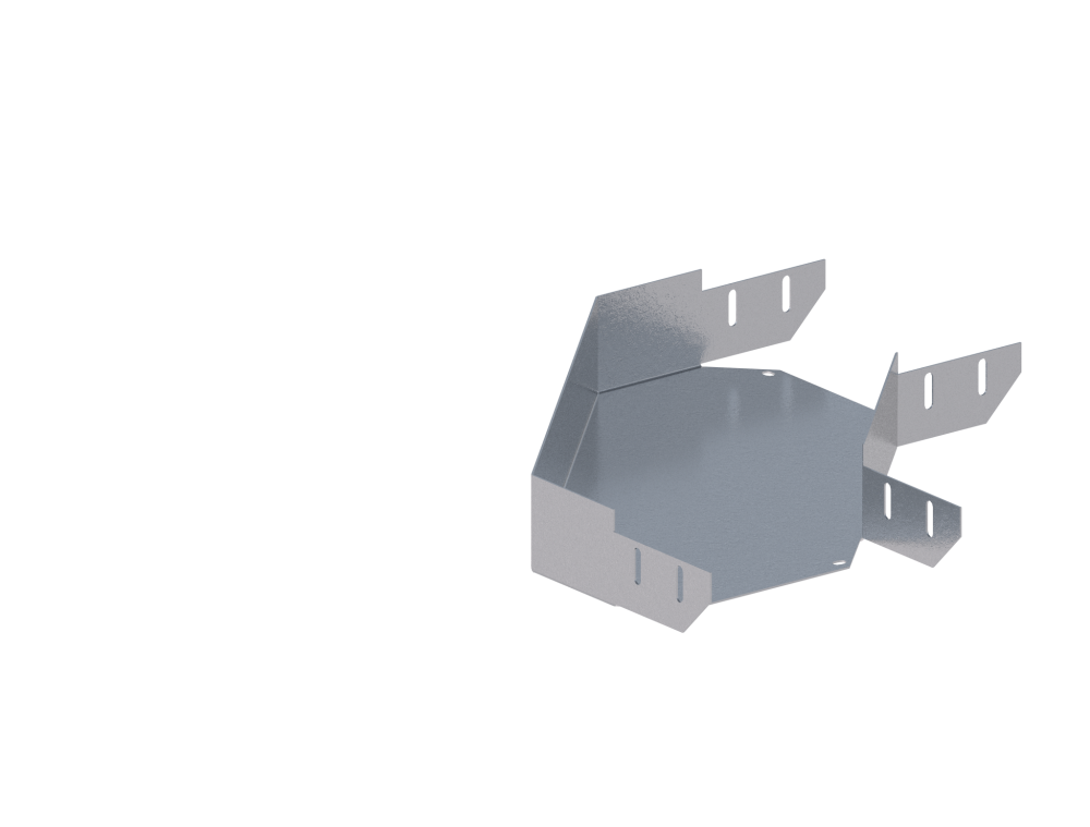 Лоток монтажный угловой 90 горизонтальный ЛУ90Г.200.150.428.1,5.1