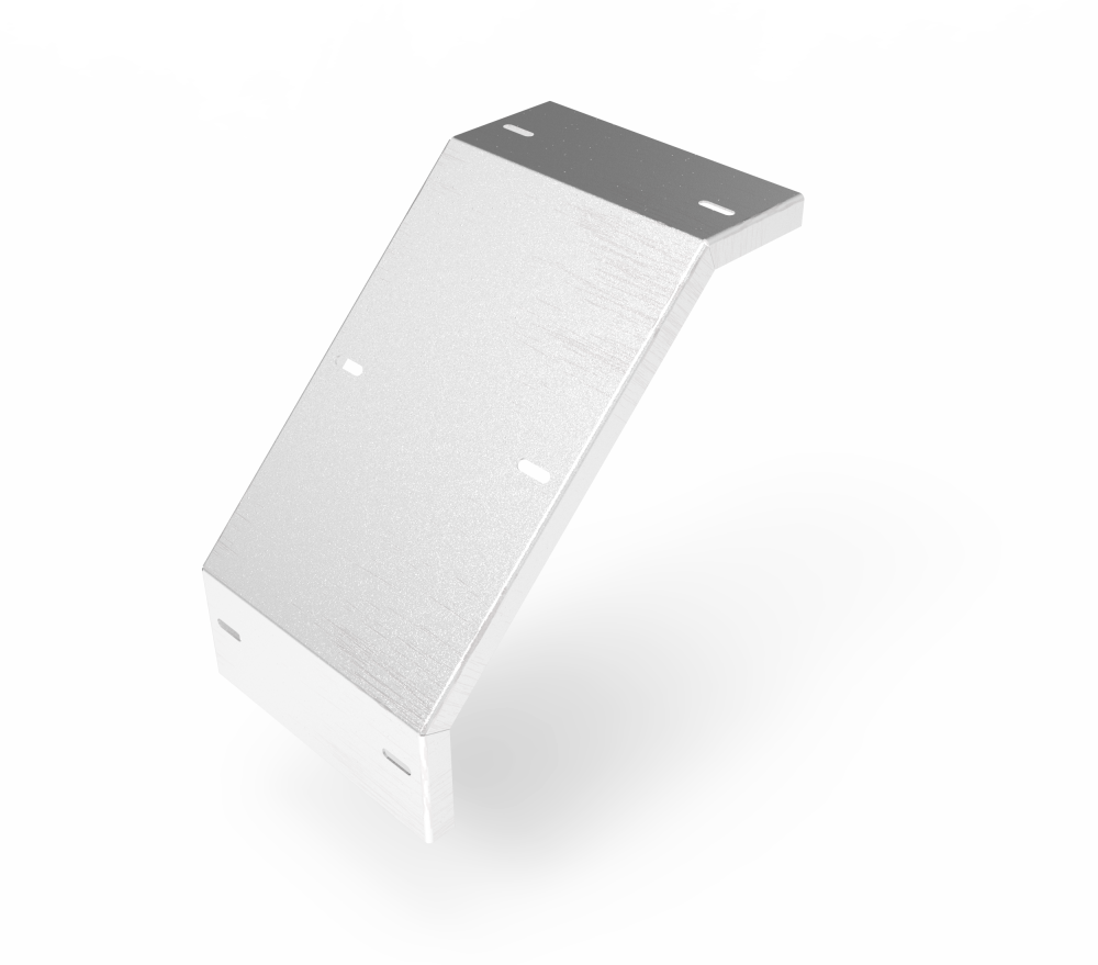 Крышка кабельроста углового с R=100 мм 90 вниз РК190Н.200.20.100.2.2