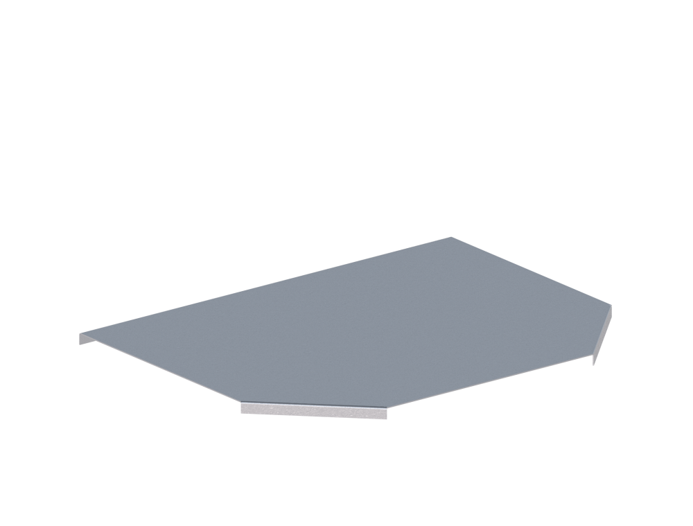 Крышка лотка монтажного углового тройникового горизонтального ЛРТГ.300.15.553.2.1