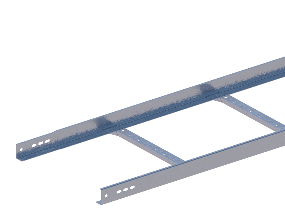 Лоток прямой НЛ60-П2,87ц УТ1,5 (h=50 мм, s=1,5 мм)