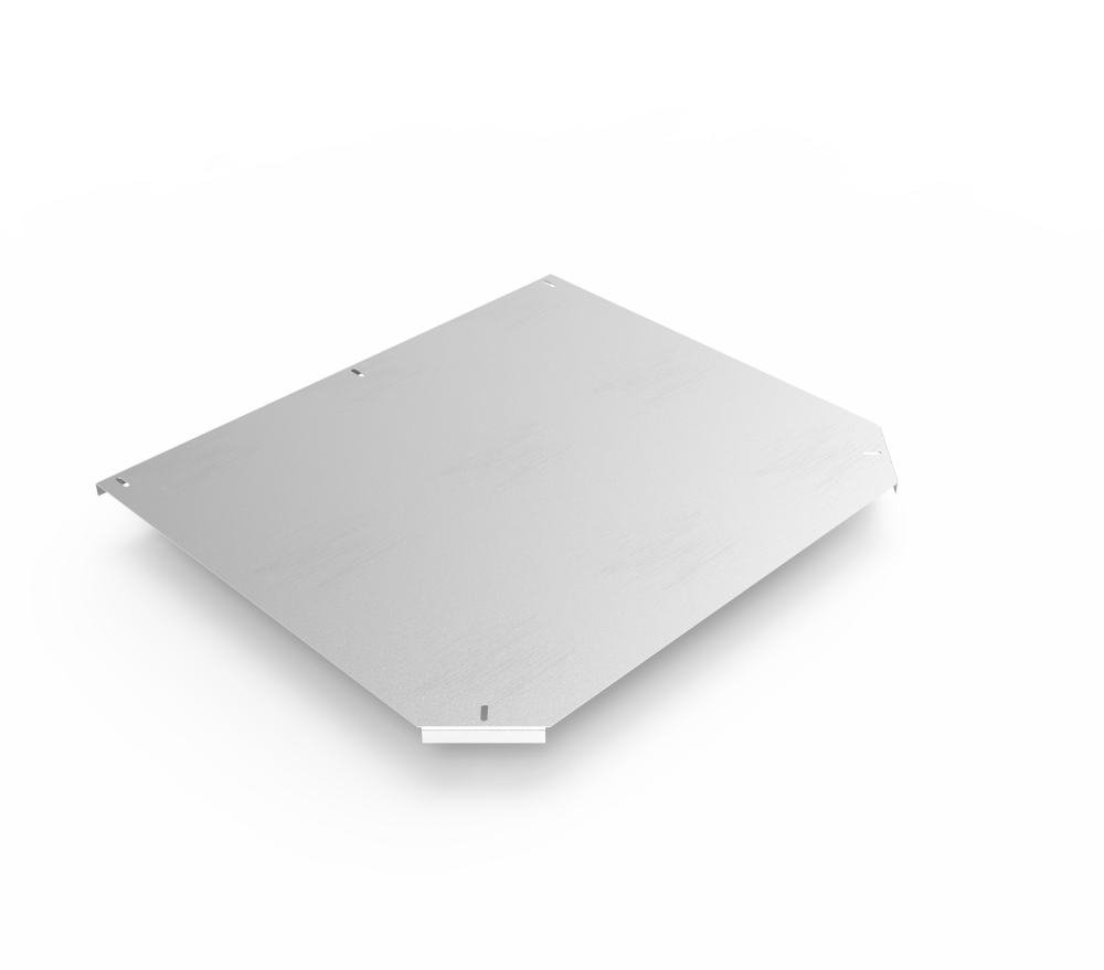 Крышка кабельроста углового с R=100 мм тройниковый горизонтальный РК1ТГ.700.20.100.2.2