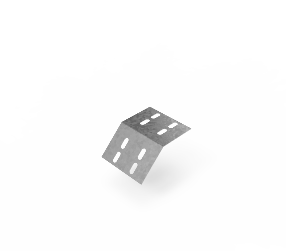 Дно кабельроста углового с R=100 мм 45 вниз РД145Н.300.0.100.3.1