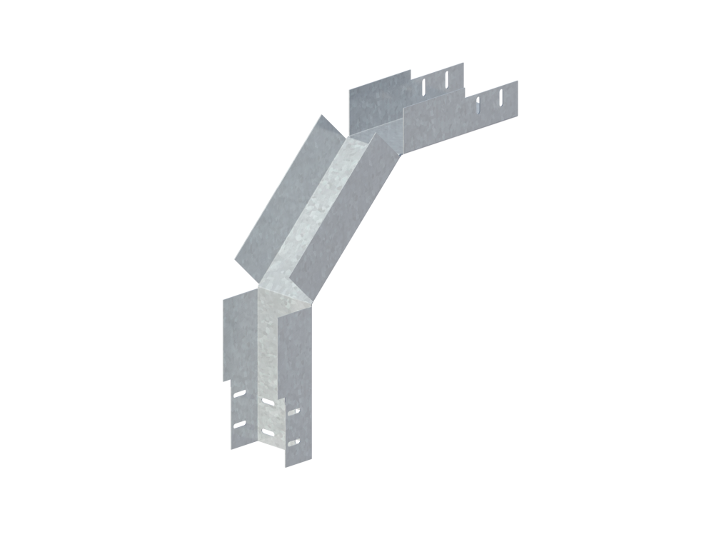 Лоток монтажный угловой 90 вниз ЛУ90Н.100.50.454.1.6