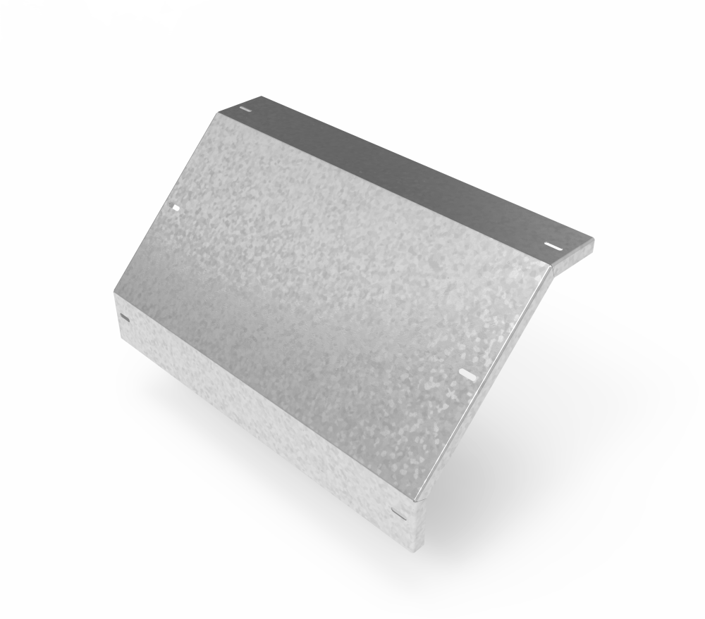 Крышка кабельроста углового с R=100 мм 90 вниз РК190Н.700.20.100.2.1