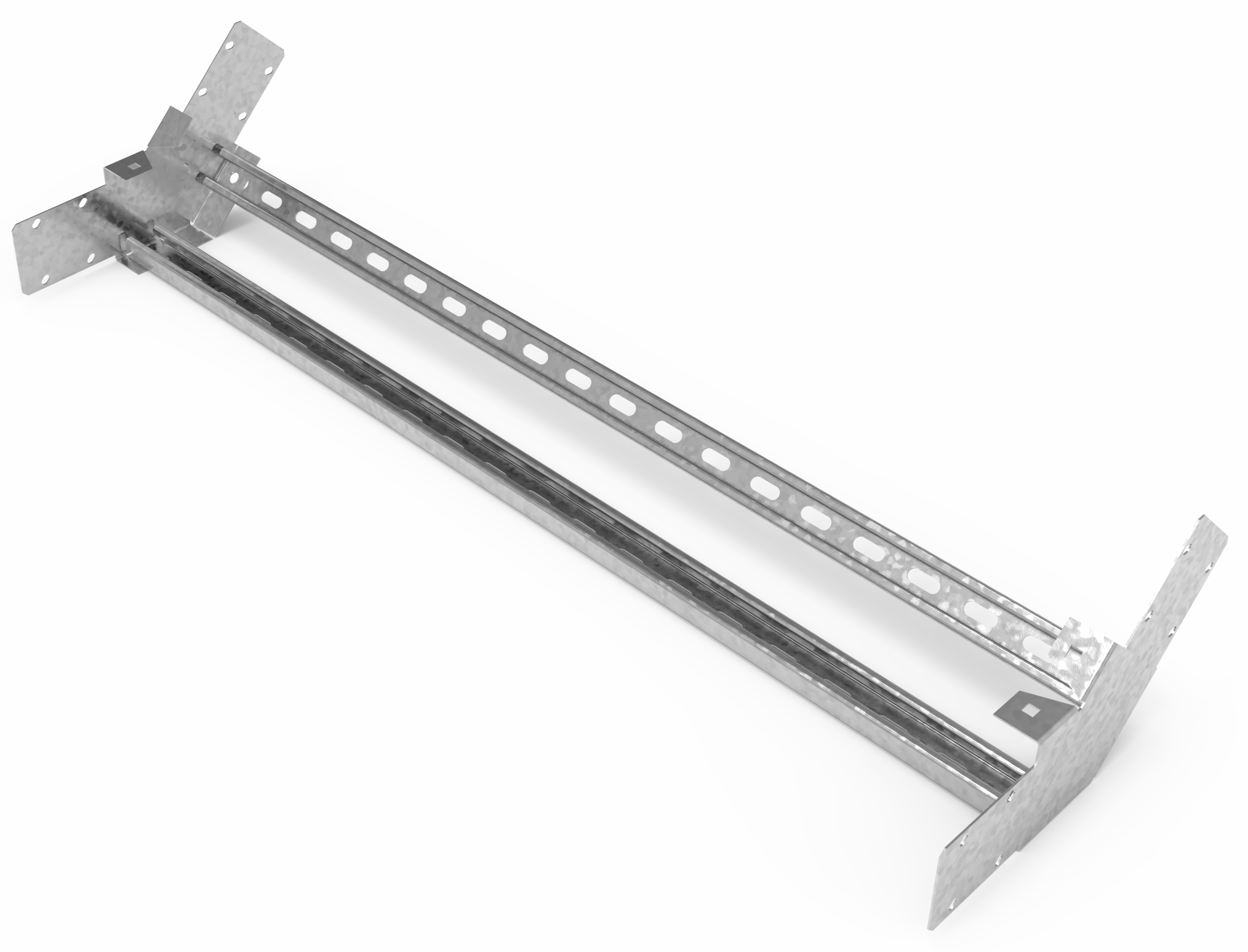 Кабельрост угловой  с R=100 мм 45 вверх РУ145В.1000.150.100.2,5.1