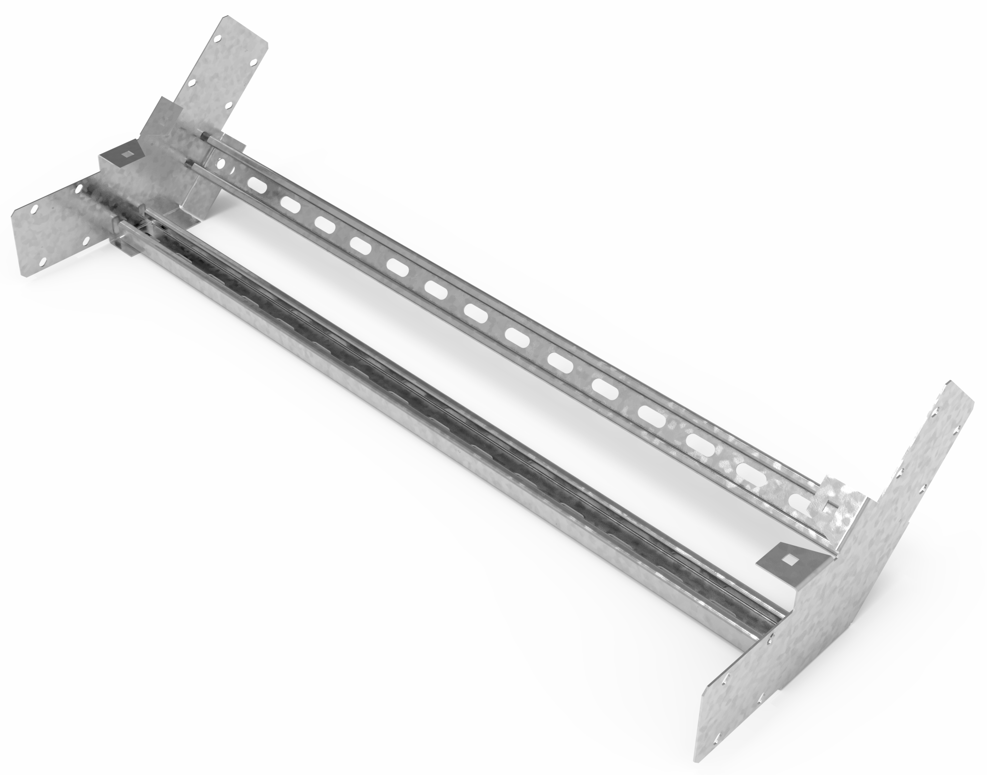 Кабельрост угловой  с R=100 мм 45 вверх РУ145В.900.200.100.3.1