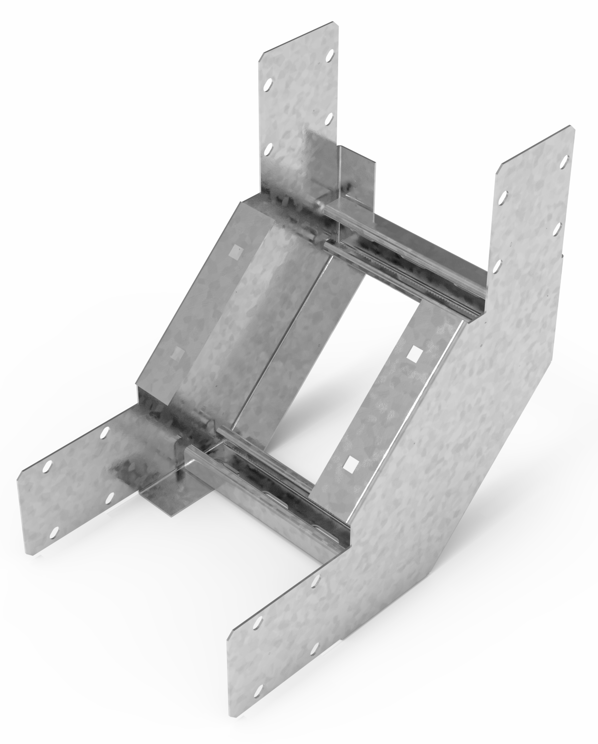 Кабельрост угловой  с R=100 мм 90 вверх РУ190В.300.100.100.2,5.1
