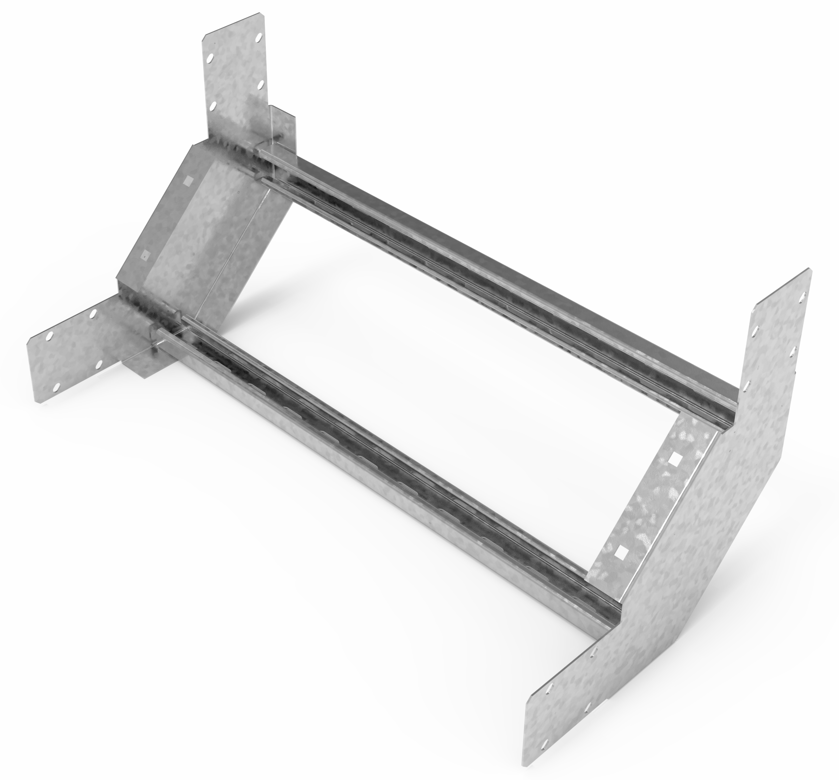 Кабельрост угловой  с R=100 мм 90 вверх РУ190В.700.150.100.3.1