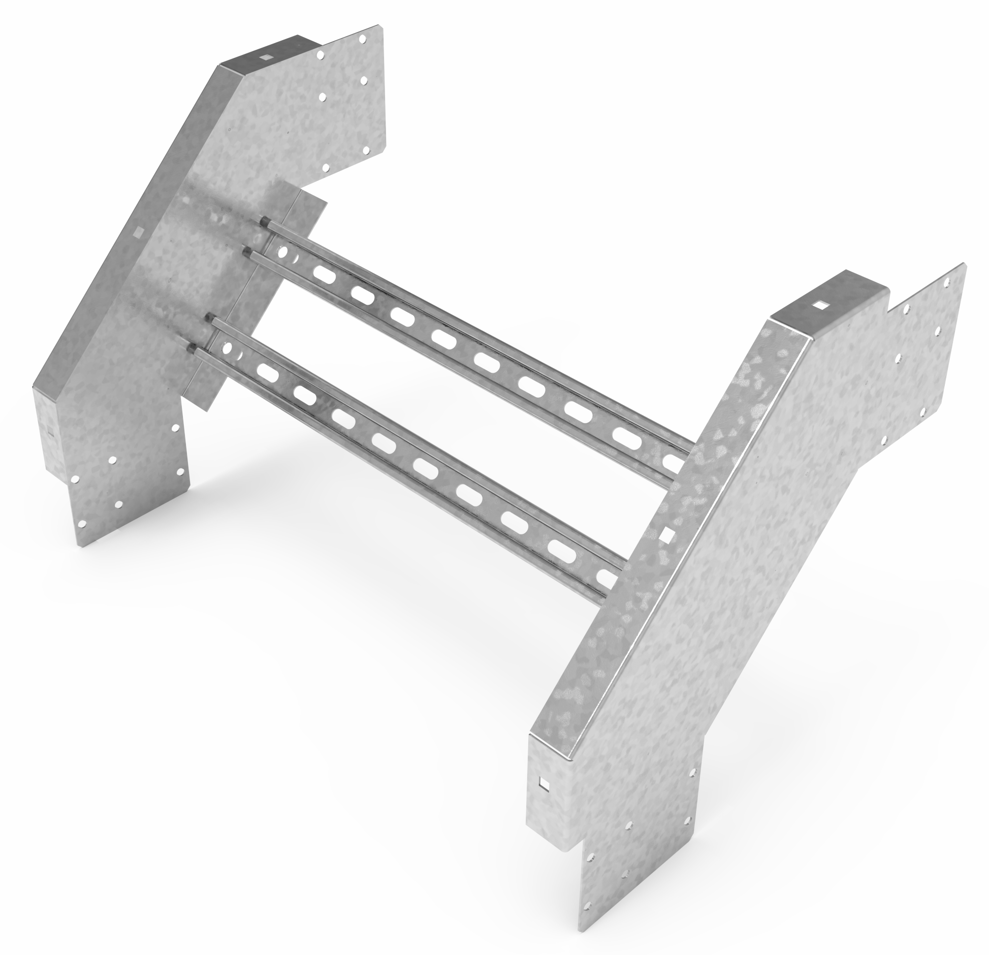 Кабельрост угловой  с R=100 мм 90 вниз РУ190Н.600.100.100.2,5.1