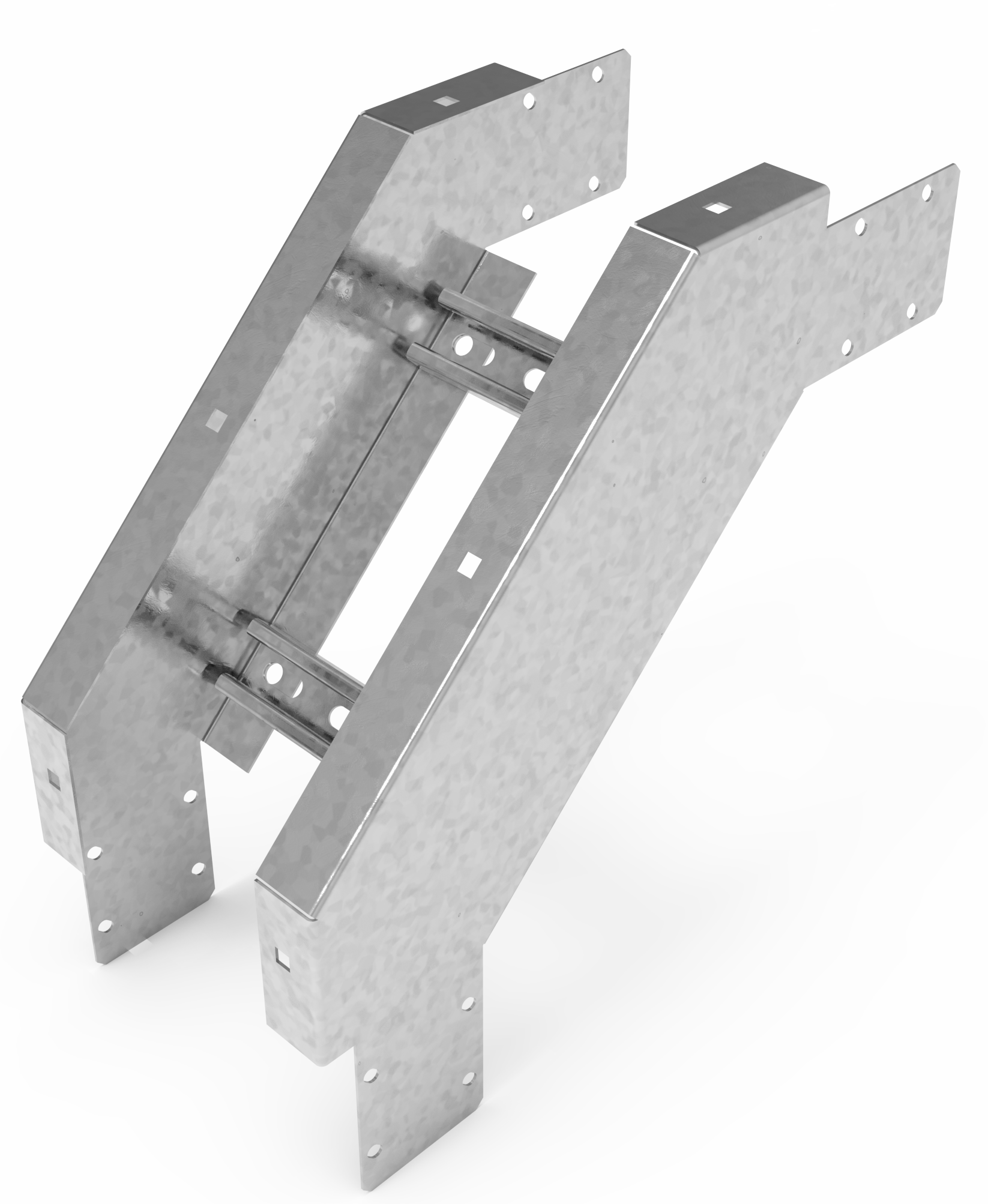Кабельрост угловой  с R=100 мм 90 вниз РУ190Н.200.100.100.1,5.1