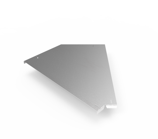 Крышка кабельроста углового с R=100 мм 45 горизонтальный РК145Г.700.20.100.2.2