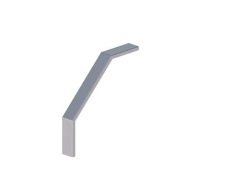 Крышка лотка монтажного углового 90 вниз  ЛР90Н.50.15.356.2.1