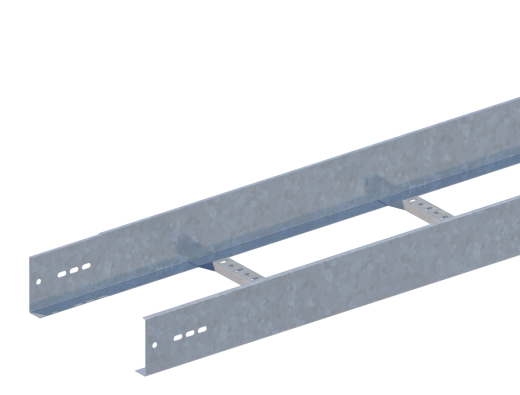 Лоток прямой НЛ30-П2,87 М1 AISI 304 (h=100мм, s=1,5мм)
