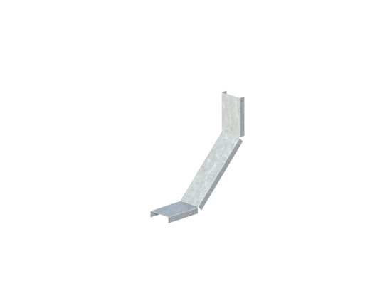 Крышка лотка монтажного углового 90 вверх ЛР90В.50.10.236.0,8.6