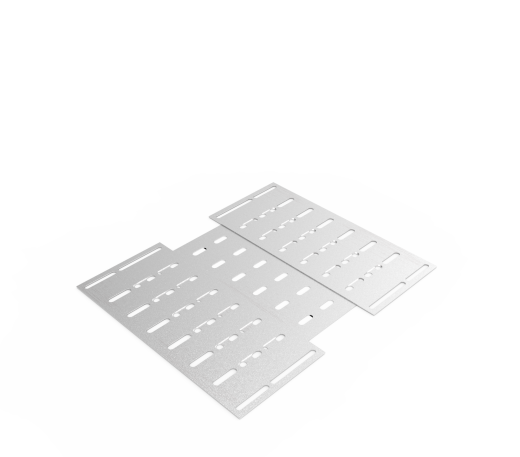 Дно кабельроста углового с R=100 мм шарнирный  РД1Ш.400.0.100.2.2