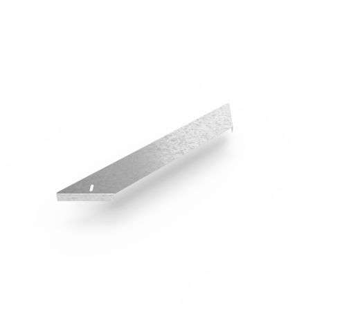 Крышка кабельроста углового с R=100 мм ответвительный горизонтальный РК1ОГ.400.20.100.1,5.1