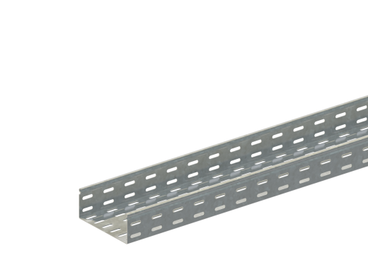 Лоток монтажный прямой перфорированный замковый ЛППЗ.150.65.2000.1.4