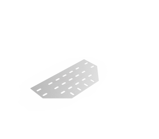 Дно кабельроста углового с R=100 мм тройниковый горизонтальный РД1ТГ.300.0.100.1,5.2