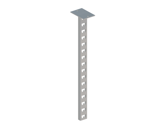 Стойка кабельная потолочная К1152П У3 (s=2,5 мм, s1=5,0 мм)