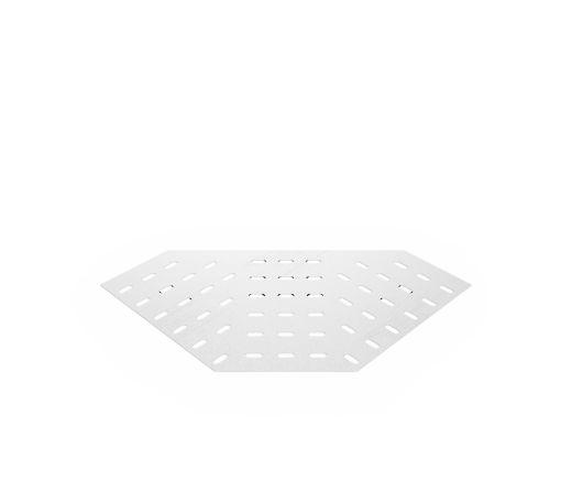 Дно кабельроста углового с R=100 мм 90 горизонтальный РД190Г.500.0.100.2.2