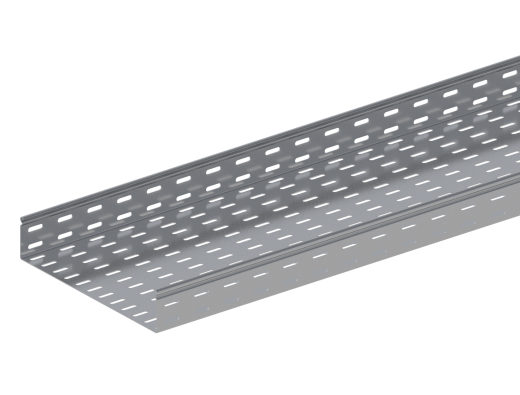 Лоток монтажный прямой перфорированный замковый ЛППЗ.300.100.2000.1.1