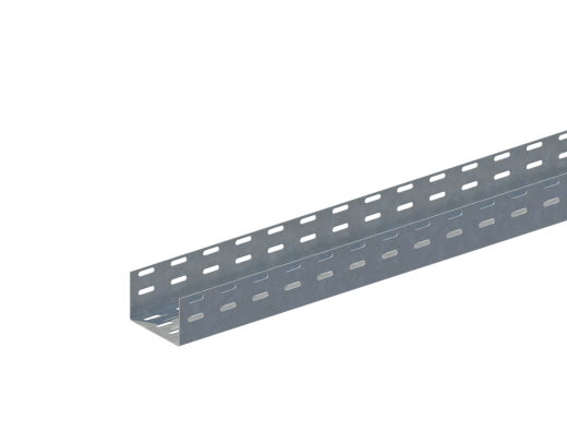 Лоток монтажный прямой перфорированный  ЛПП.100.80.2000.0,55.2