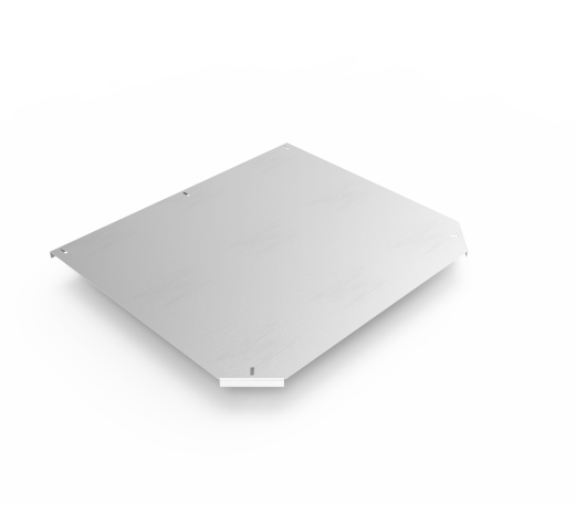 Крышка кабельроста углового с R=100 мм тройниковый горизонтальный РК1ТГ.700.20.100.2.2