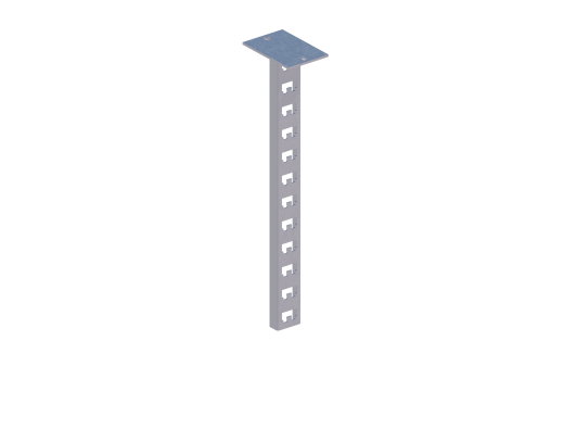 Стойка кабельная потолочная К1151Пц УТ1,5 (s=2,5 мм, s1=5,0 мм)