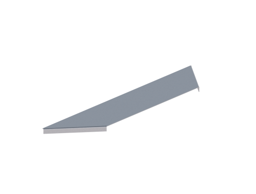 Крышка лотка монтажного углового ответвительного ЛРО.500.15.653.2.1