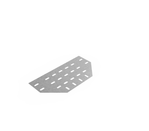 Дно кабельроста углового с R=100 мм тройниковый горизонтальный РД1ТГ.200.0.100.2.1