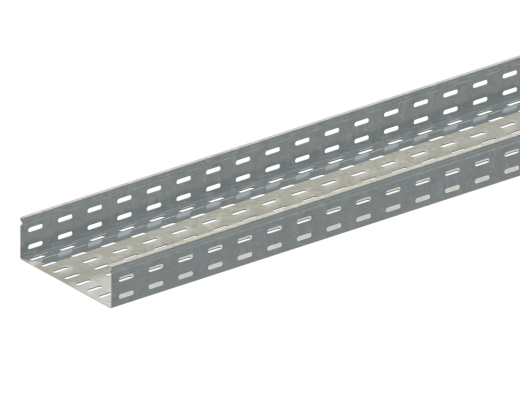 Лоток монтажный прямой перфорированный замковый ЛППЗ.200.65.3000.1,5.6