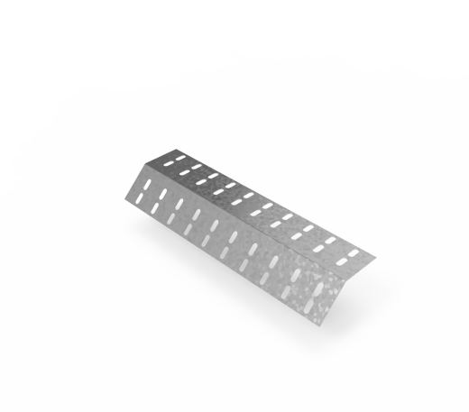 Дно кабельроста углового с R=100 мм 45 вниз РД145Н.700.0.100.2.1