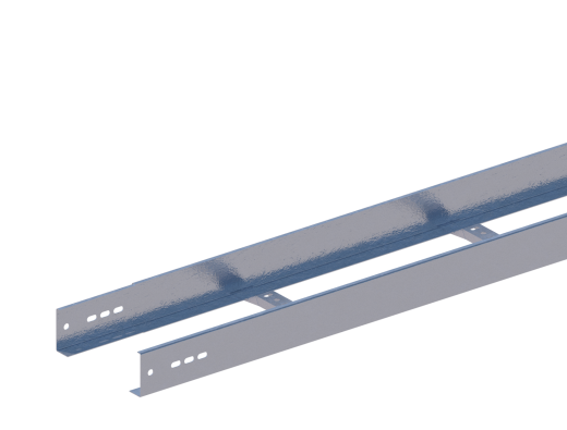 Лоток прямой НЛ20-П1,87ц УТ1,5 (h=70 мм, s=1,5 мм)