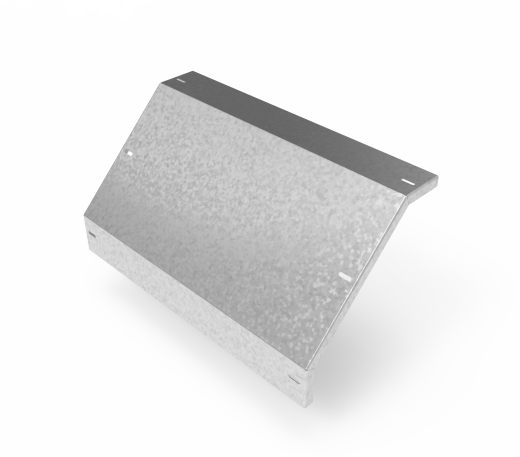 Крышка кабельроста углового с R=100 мм 90 вниз РК190Н.700.20.100.2.1