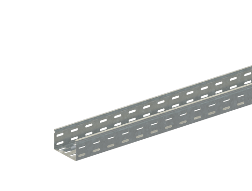 Лоток монтажный прямой перфорированный замковый ЛППЗ.100.65.2000.1,5.6