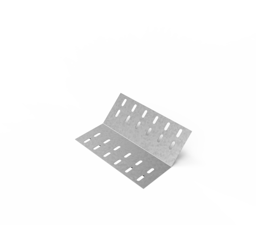 Дно кабельроста углового с R=100 мм 45 вверх РД145В.500.0.100.1,5.1