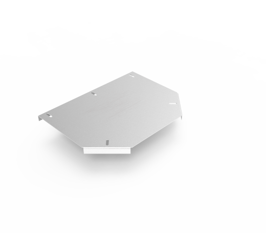 Крышка кабельроста углового с R=100 мм тройниковый горизонтальный РК1ТГ.300.20.100.2.2